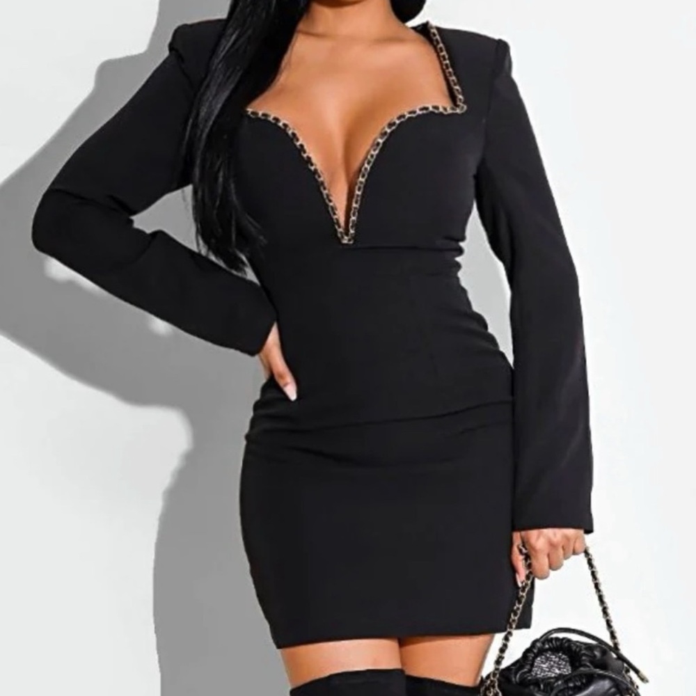 Elegant Black Mini Dress